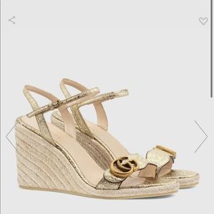 Gucci double G wedges. New without box and tags. Size 39/US8